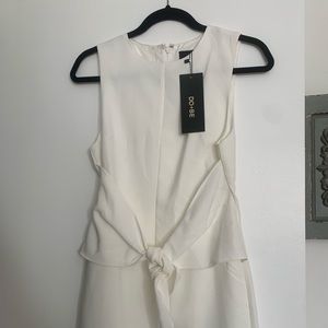 White tie front wrap mini dress - Size Small NWT